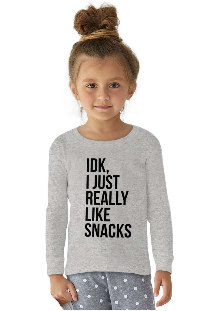 Really Like Snacks Solid Baby Pajama Top-Direct To Garment Print-Brisco Baby