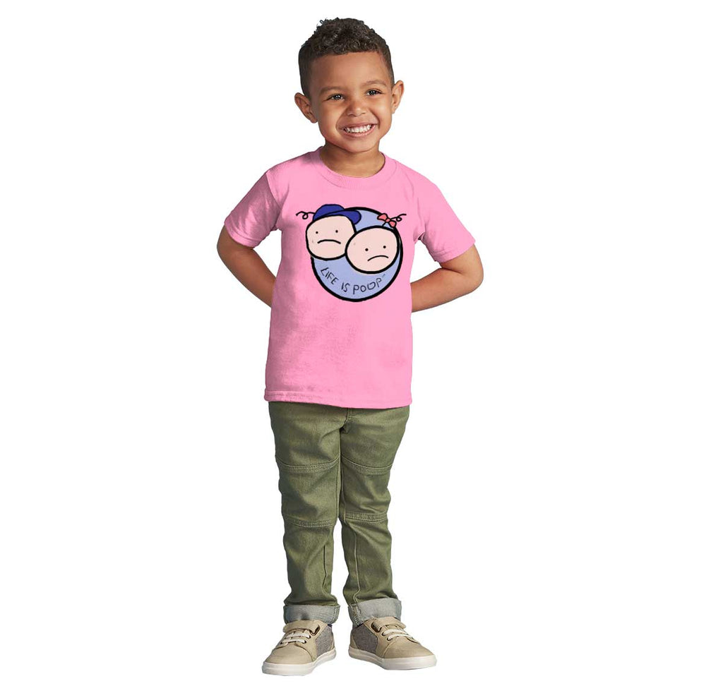 Boy and Girl Logo Infant Toddler T Shirt-Direct To Garment Print-Brisco Baby