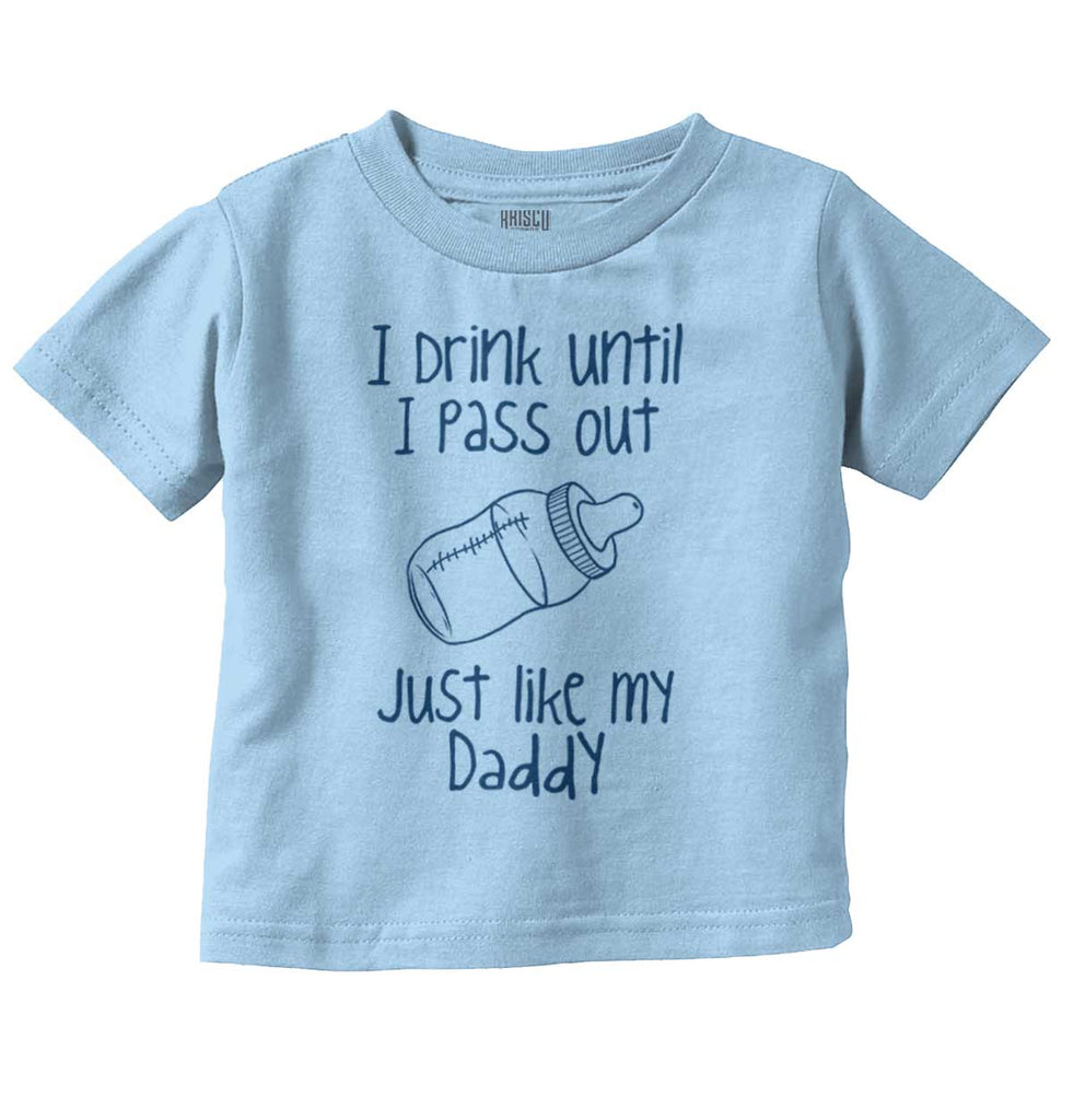 Like My Daddy Infant Toddler T Shirt-Direct To Garment Print-Brisco Baby
