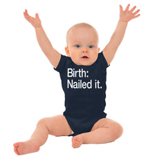 Nailed It Romper Bodysuit-Direct To Garment Print-Brisco Baby