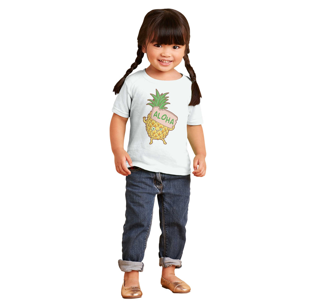 Aloha Infant Toddler T Shirt-Direct To Garment Print-Brisco Baby