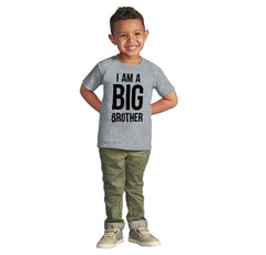I Am A Big Brother Infant Toddler T Shirt-Direct To Garment Print-Brisco Baby