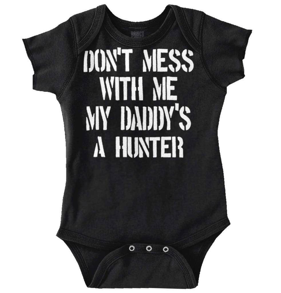 Daddy's A hunter Romper Bodysuit-Direct To Garment Print-Brisco Baby