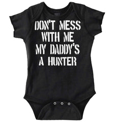 Daddy's A hunter Romper Bodysuit-Direct To Garment Print-Brisco Baby