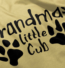Granmda's Little Cub Infant Toddler T Shirt-Direct To Garment Print-Brisco Baby
