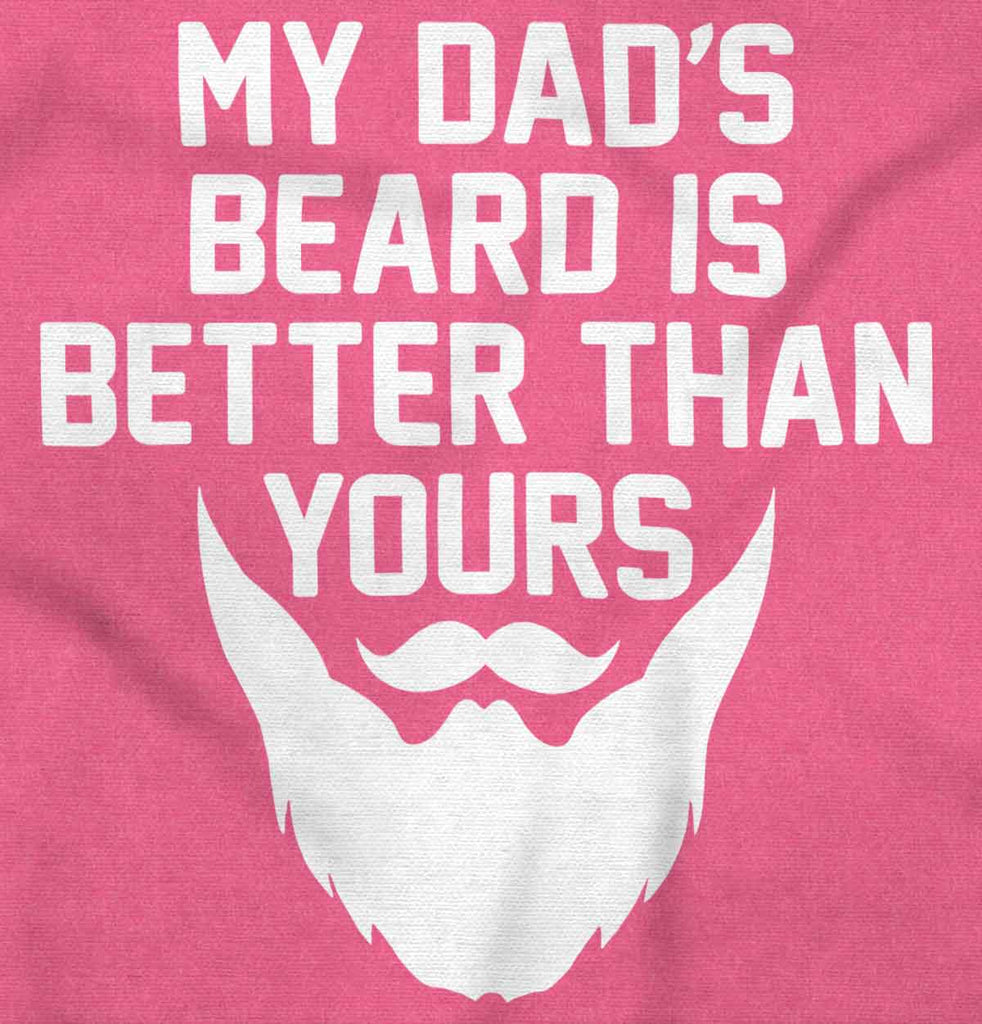 Dad's Beard Toddler Football Jersey Tee-Direct To Garment Print-Brisco Baby