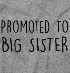 Promoted To Big Sister Infant Toddler T Shirt-Direct To Garment Print-Brisco Baby