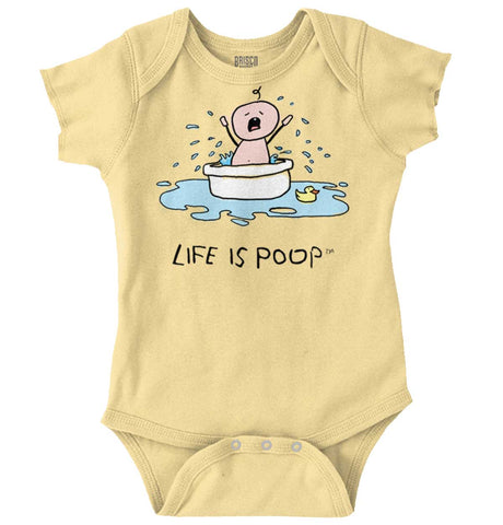 Crying Bath Romper Bodysuit-Direct To Garment Print-Brisco Baby