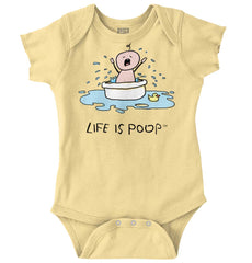 Crying Bath Romper Bodysuit-Direct To Garment Print-Brisco Baby