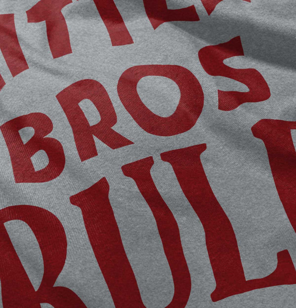 Little Bros Rule Romper Bodysuit-Direct To Garment Print-Brisco Baby