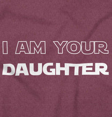 I Am Your Daughter Toddler Football Jersey Tee-Direct To Garment Print-Brisco Baby