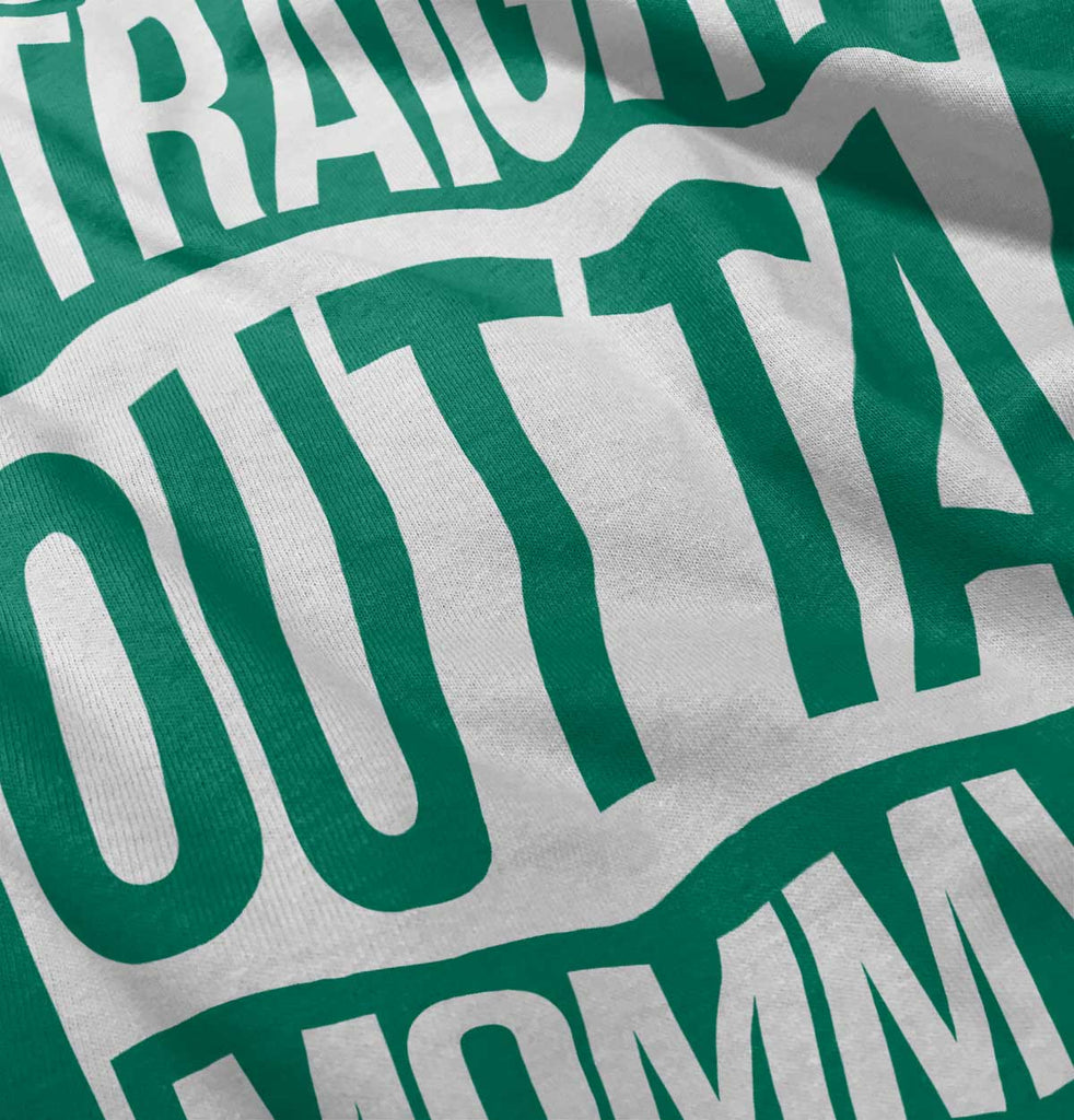 Straight Outta Mommy Toddler Pullover Hoodie-Direct To Garment Print-Brisco Baby