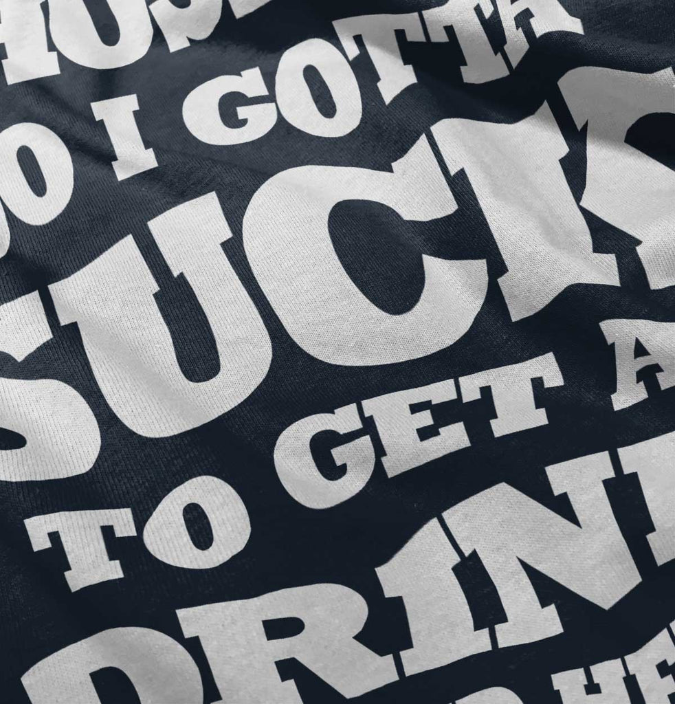 Get A Drink Romper Bodysuit-Direct To Garment Print-Brisco Baby