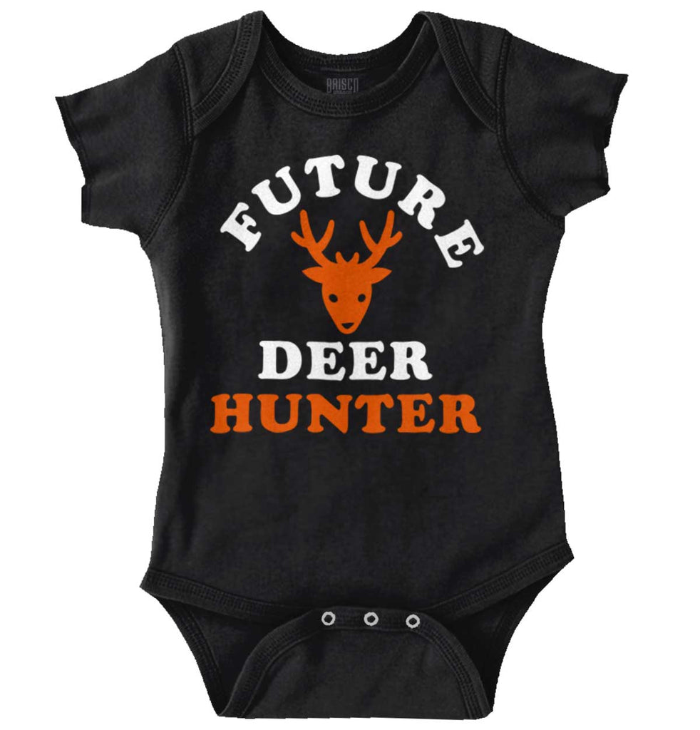 Future Deer Hunter Romper Bodysuit-Direct To Garment Print-Brisco Baby