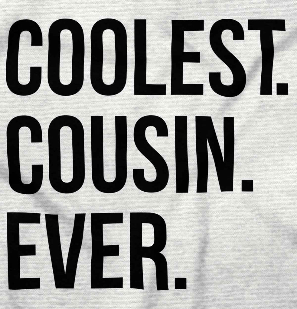 Coolest Cousin Ever Infant Baby Bib-Direct To Garment Print-Brisco Baby