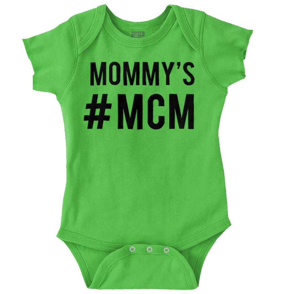 Mommy's MCM Romper Bodysuit-Direct To Garment Print-Brisco Baby