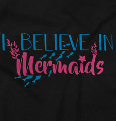 Believe In Mermaids Infant Baby Bib-Direct To Garment Print-Brisco Baby