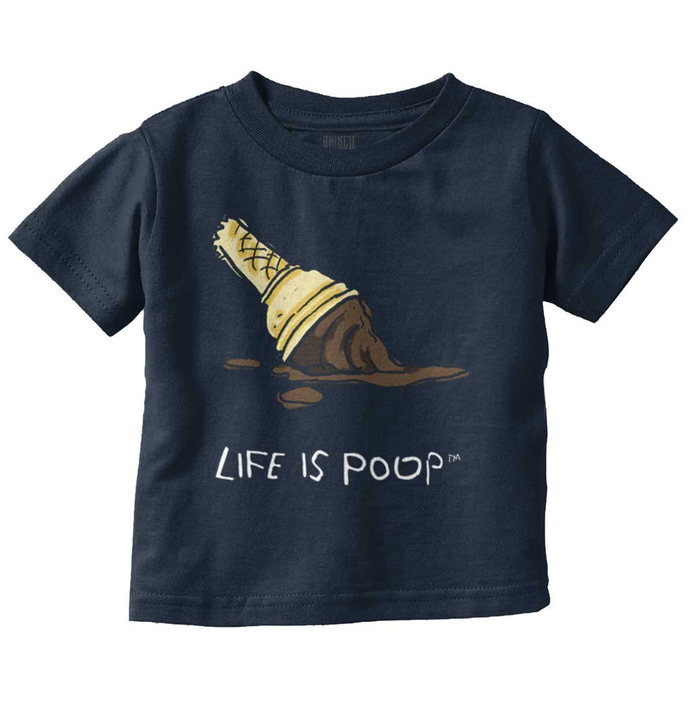 Dropped Cone Infant Toddler T Shirt-Direct To Garment Print-Brisco Baby