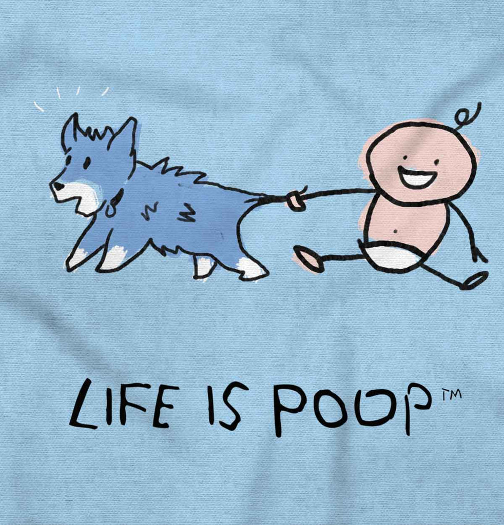 Dog Tail Infant Toddler T Shirt-Direct To Garment Print-Brisco Baby