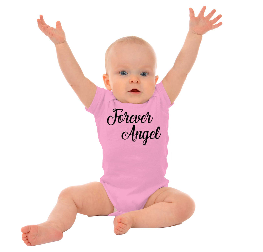 Forever Angel Romper Bodysuit-Direct To Garment Print-Brisco Baby