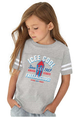 Freezalicious Toddler Football Jersey Tee-Direct To Garment Print-Brisco Baby