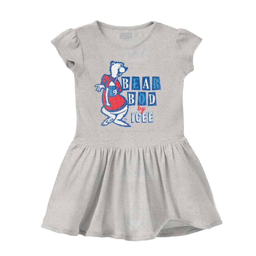 Bear Bod By Icee Solid Baby Infant Dress-Direct To Garment Print-Brisco Baby