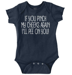 I'll Pee on You Romper Bodysuit-Direct To Garment Print-Brisco Baby