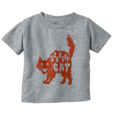 Scaredy Cat Infant Toddler T Shirt-Direct To Garment Print-Brisco Baby