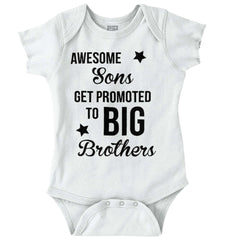 Awesome Sons Promoted Romper Bodysuit-Direct To Garment Print-Brisco Baby