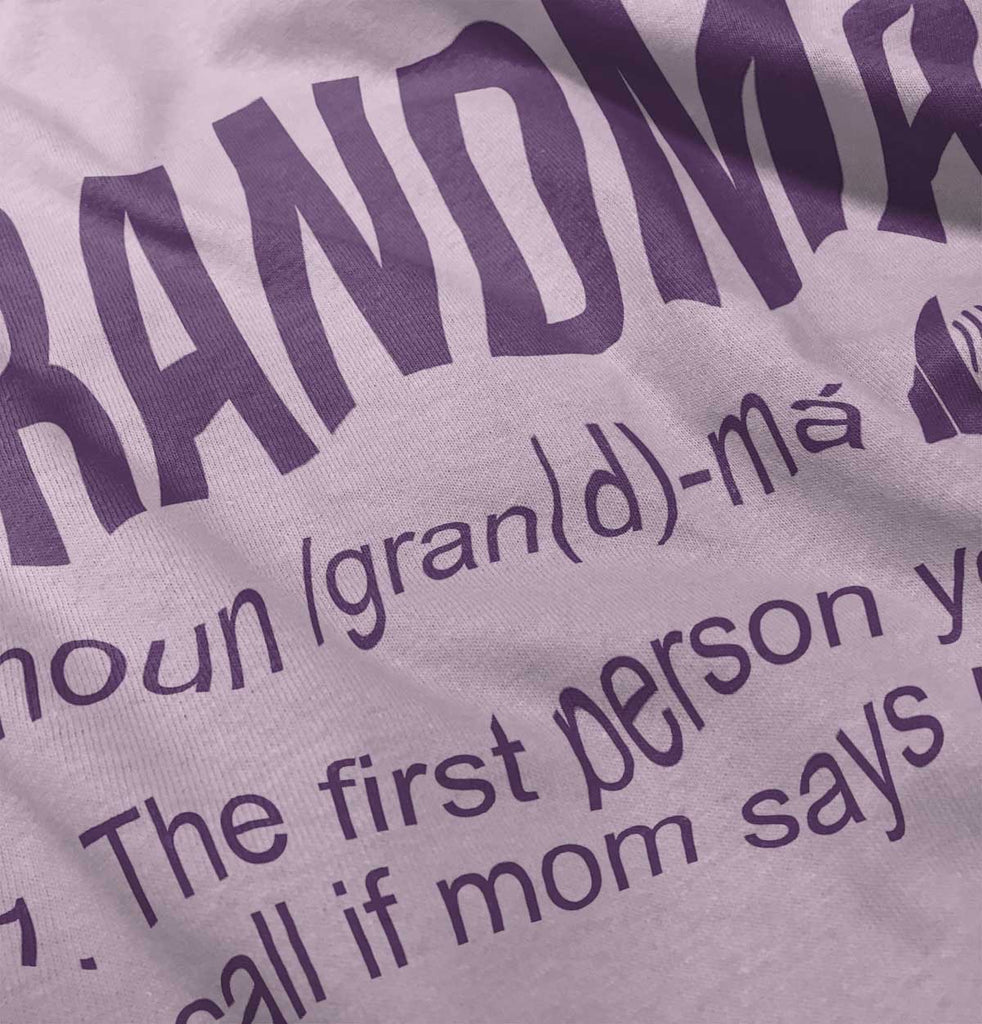 Grandma Infant Baby Bib-Direct To Garment Print-Brisco Baby