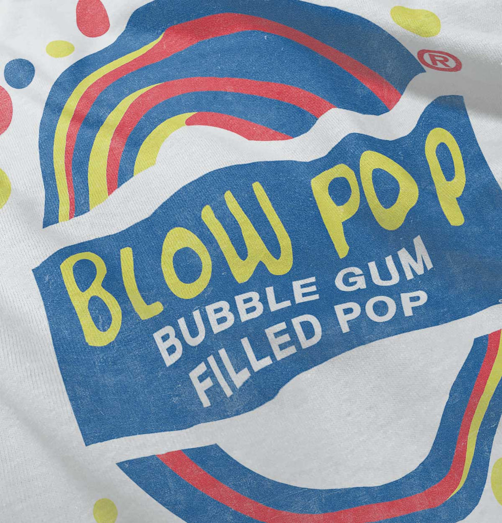 Blow Pop Label Romper Bodysuit-Direct To Garment Print-Brisco Baby