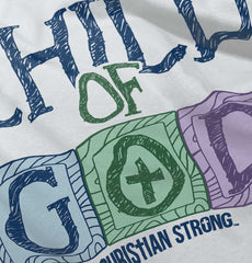 Child of God Toddler Ruffle Bottom Tee-Direct To Garment Print-Brisco Baby