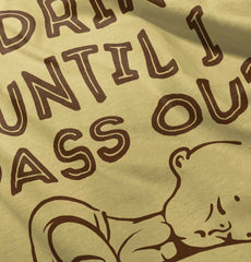 Until I Pass Out Infant Toddler T Shirt-Direct To Garment Print-Brisco Baby