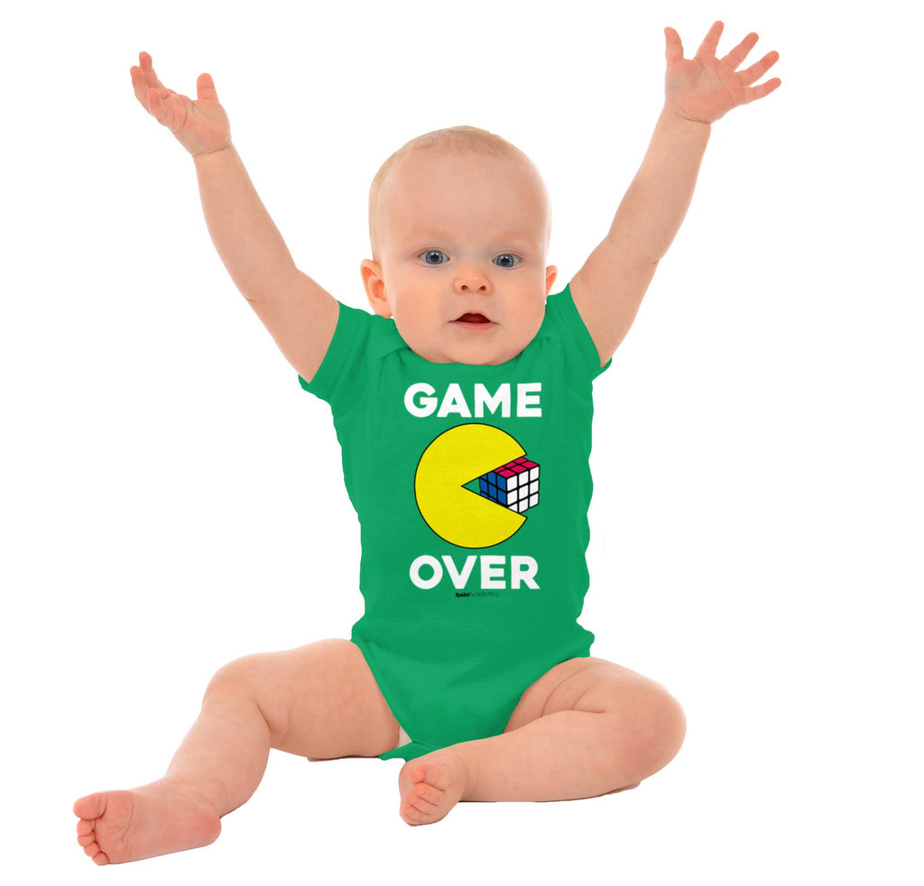Game Over Romper Bodysuit-Direct To Garment Print-Brisco Baby
