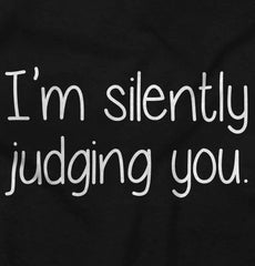 Silently Judging You Romper Bodysuit-Direct To Garment Print-Brisco Baby