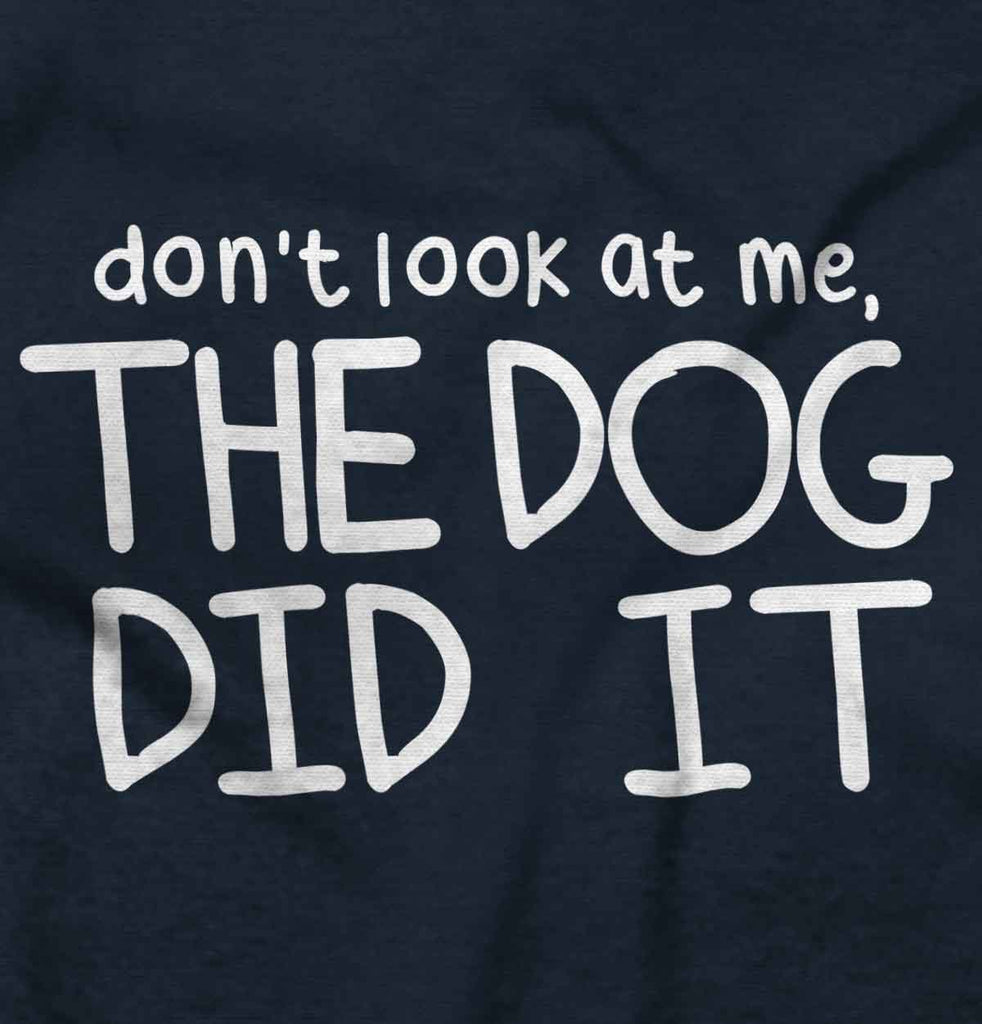 Dog Did It Romper Bodysuit-Direct To Garment Print-Brisco Baby