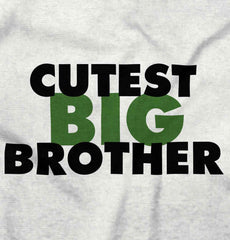 Cutest Big Brother Infant Toddler T Shirt-Direct To Garment Print-Brisco Baby
