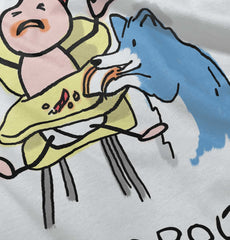 Dog Baby Food Infant Toddler T Shirt-Direct To Garment Print-Brisco Baby