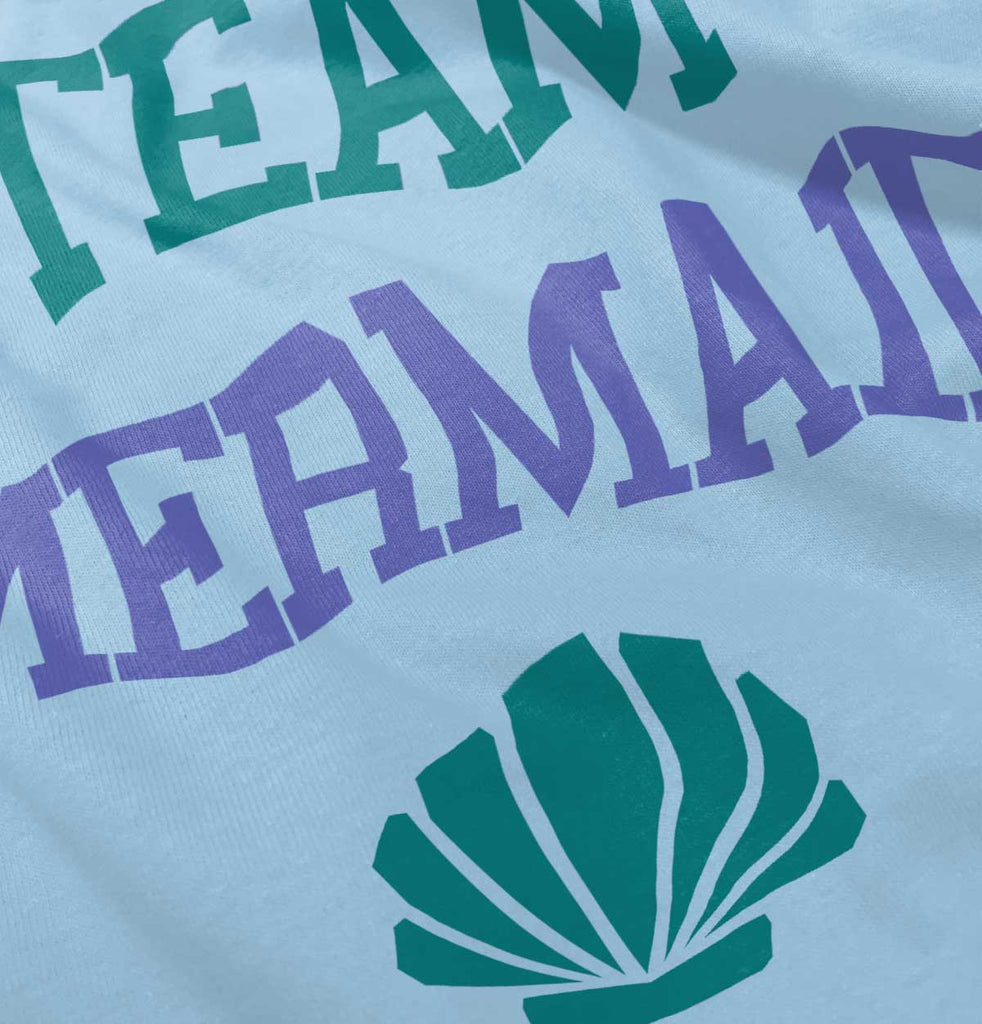Team Mermaid Romper Bodysuit-Direct To Garment Print-Brisco Baby