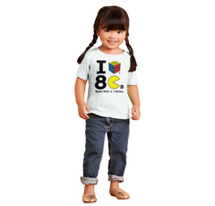 I Love The 80s Infant Toddler T Shirt-Direct To Garment Print-Brisco Baby