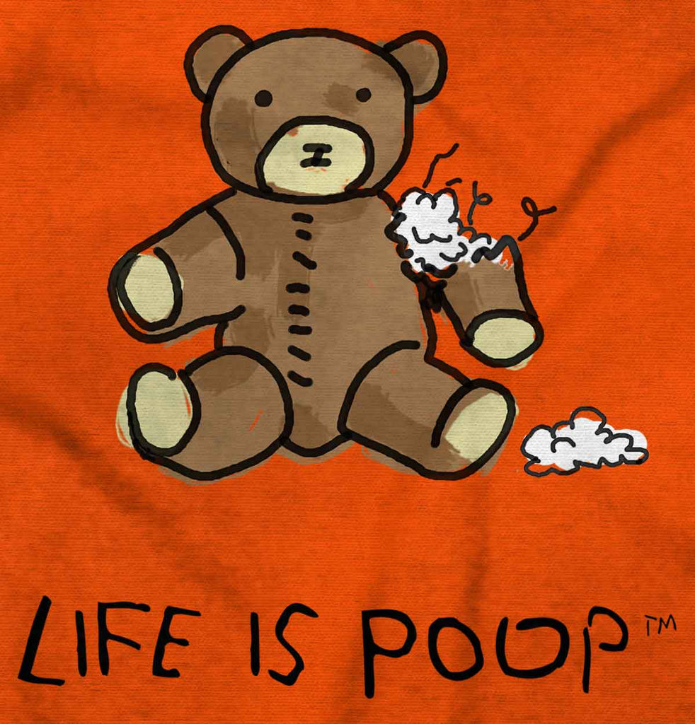 Ripped Teddy Bear Infant Toddler T Shirt-Direct To Garment Print-Brisco Baby