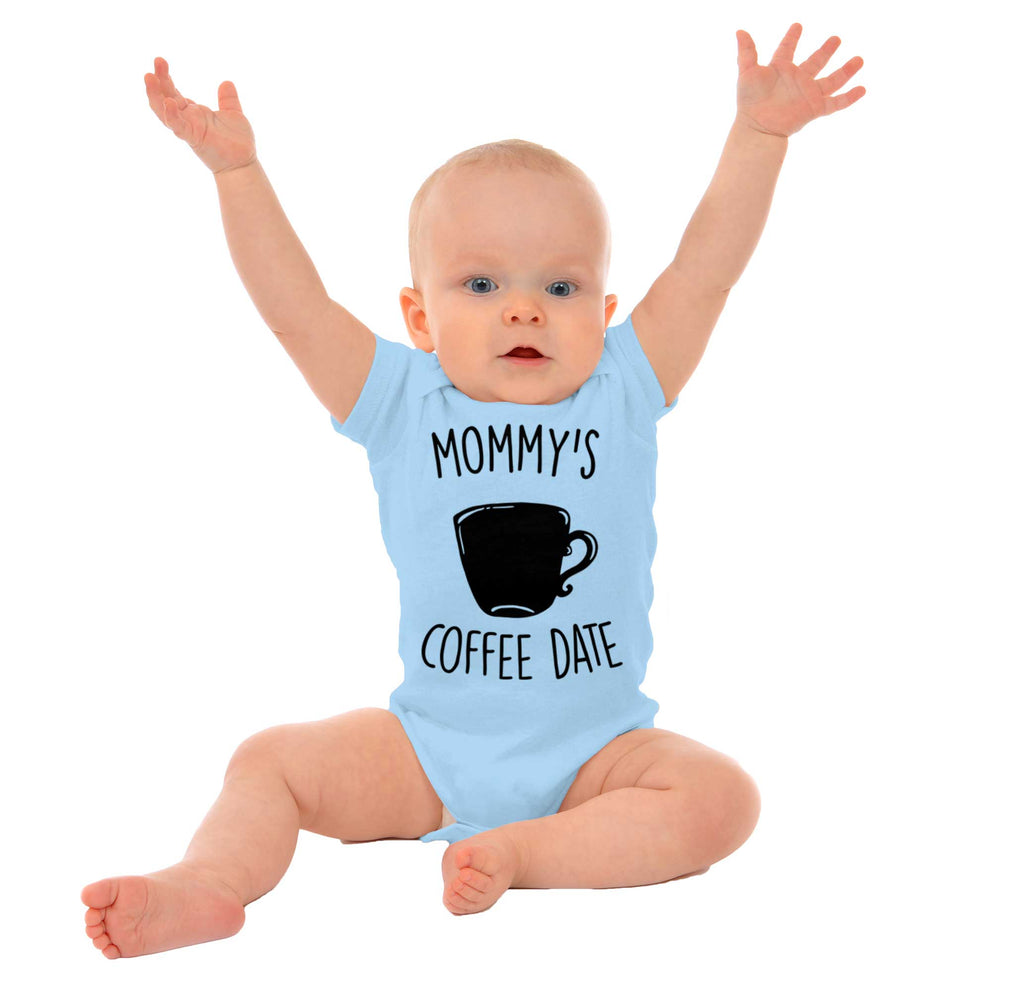 Mommy's Coffee Date Romper Bodysuit-Direct To Garment Print-Brisco Baby