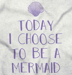 Choose To Be Mermaid Romper Bodysuit-Direct To Garment Print-Brisco Baby