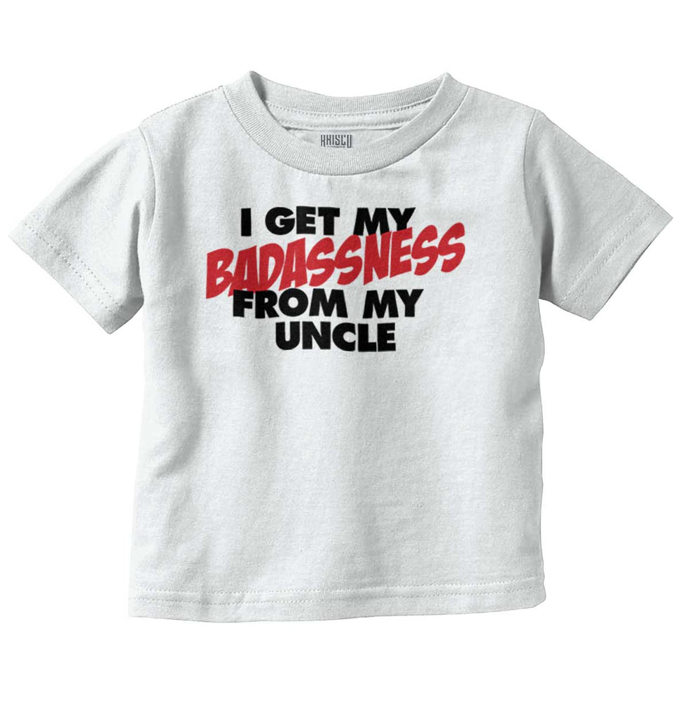Badass Uncle Infant Toddler T Shirt-Direct To Garment Print-Brisco Baby
