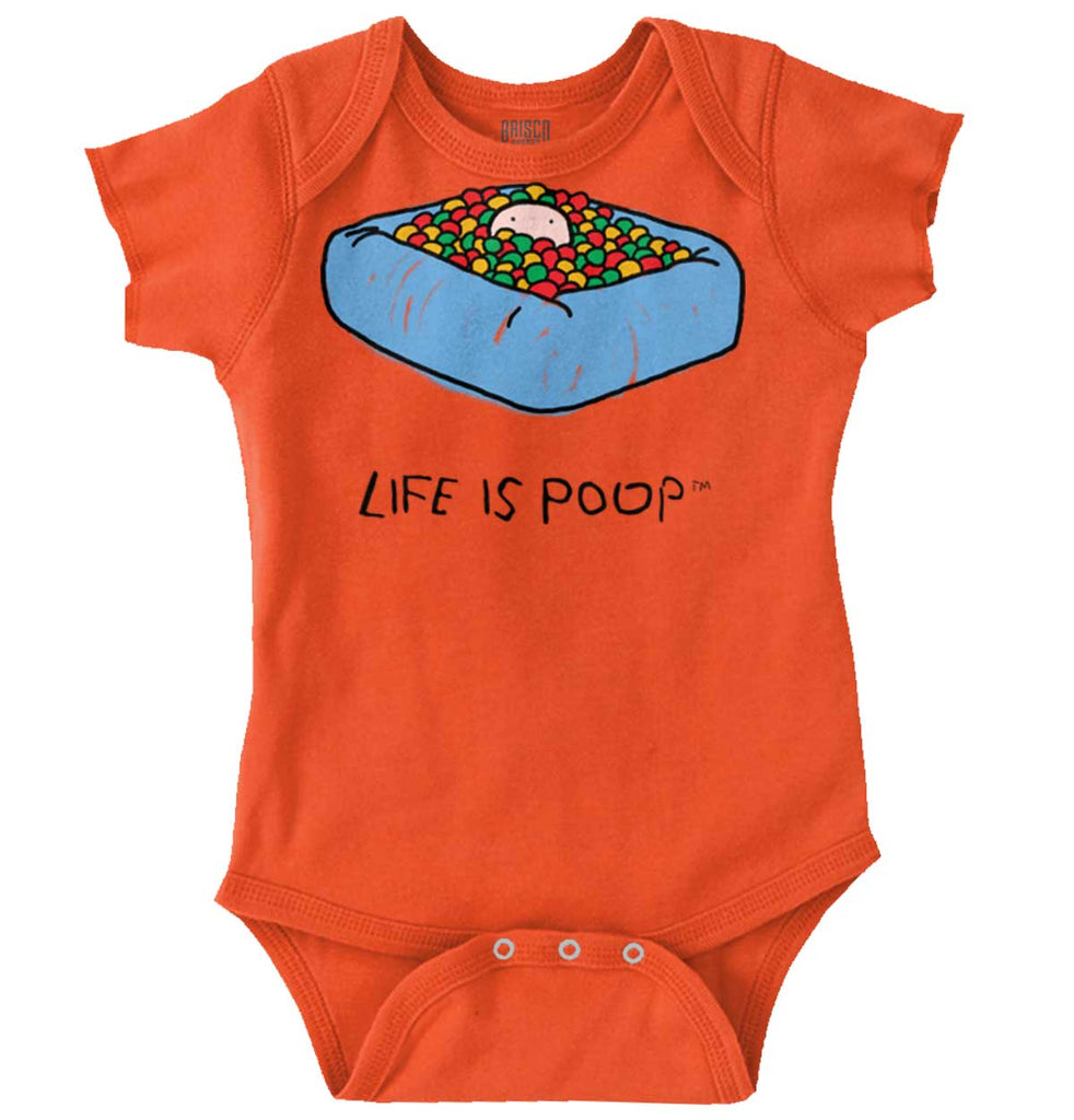 Ball Pit Romper Bodysuit-Direct To Garment Print-Brisco Baby