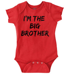 I'm The Big Brother Romper Bodysuit-Direct To Garment Print-Brisco Baby