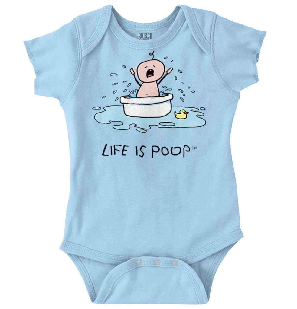 Crying Bath Romper Bodysuit-Direct To Garment Print-Brisco Baby