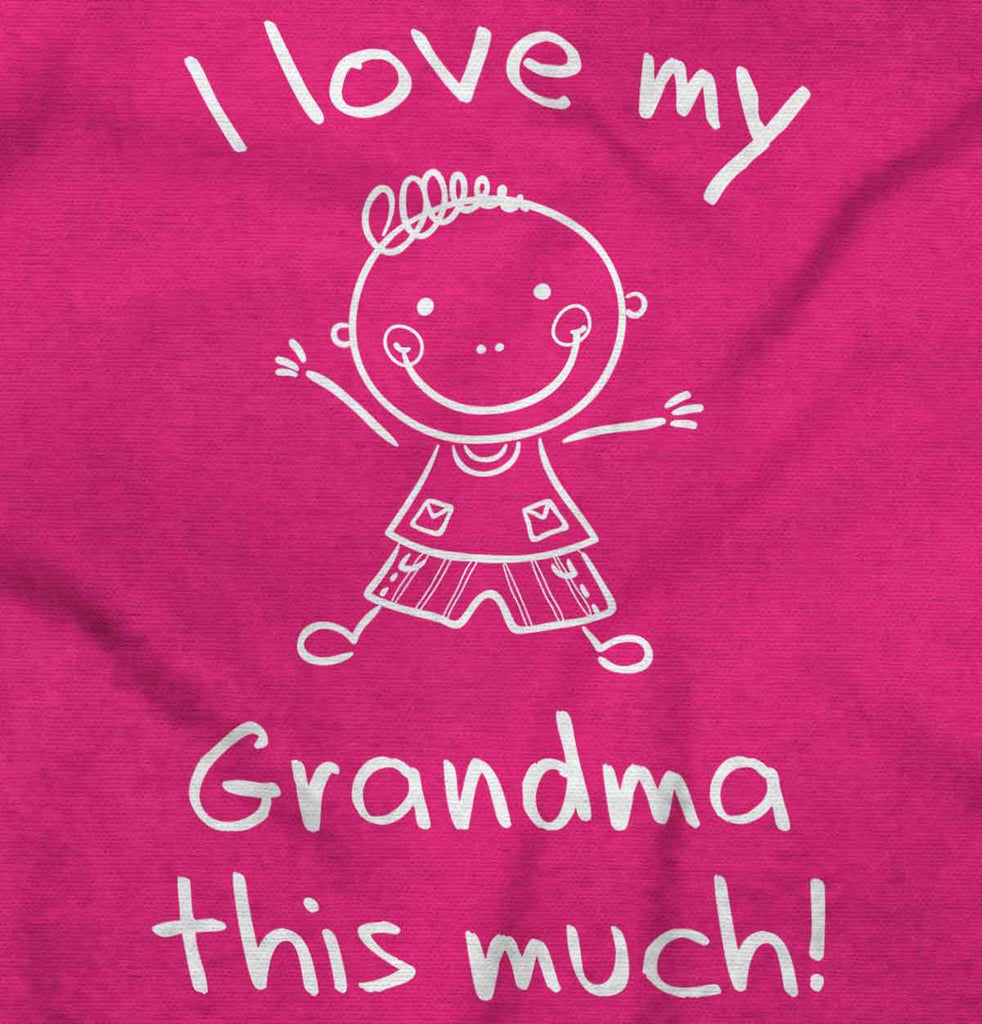 Love My Grandma Solid Baby Pajama Top-Direct To Garment Print-Brisco Baby