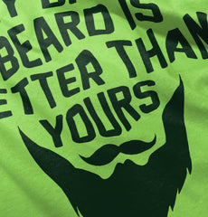 Dad's Beard Infant Toddler T Shirt-Direct To Garment Print-Brisco Baby