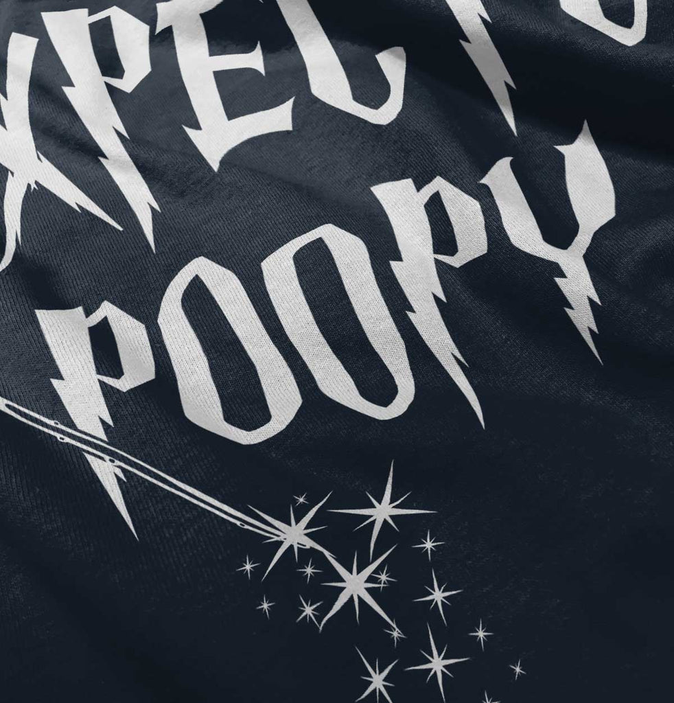 Expecto Poopy Ringer Romper Bodysuit-Direct To Garment Print-Brisco Baby